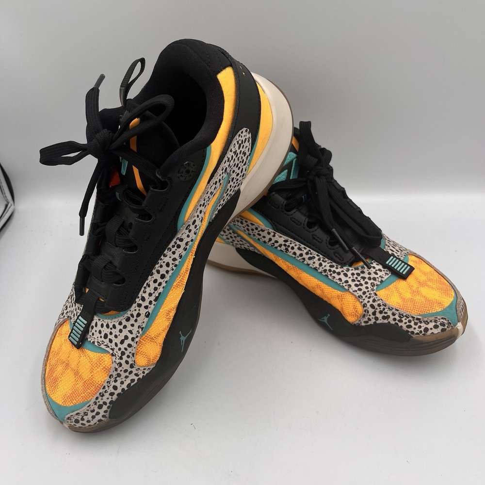 Nike Jordan Luka 2 Laser Orange Hyper Jade Black FQ9045-800 Size 6.5Y Kicks